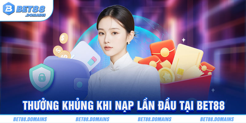 Thưởng khủng khi nạp lần đầu tại Bet88